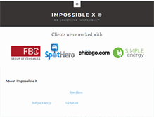 Tablet Screenshot of impossiblex.com